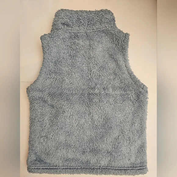 Patagonia Los Gatos Fleece Vest Size 7-8 (Girls) Full Zip Gray